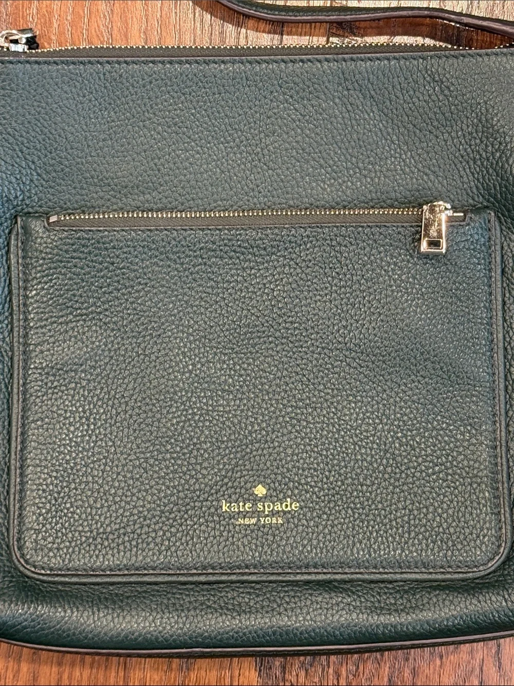 Kate Spade Green Leather Crossbody Bag
